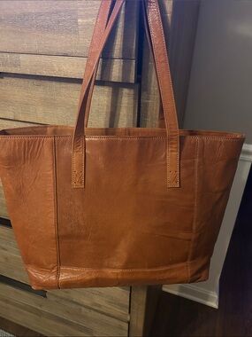 Noonday Collection  Leather Tote Bag